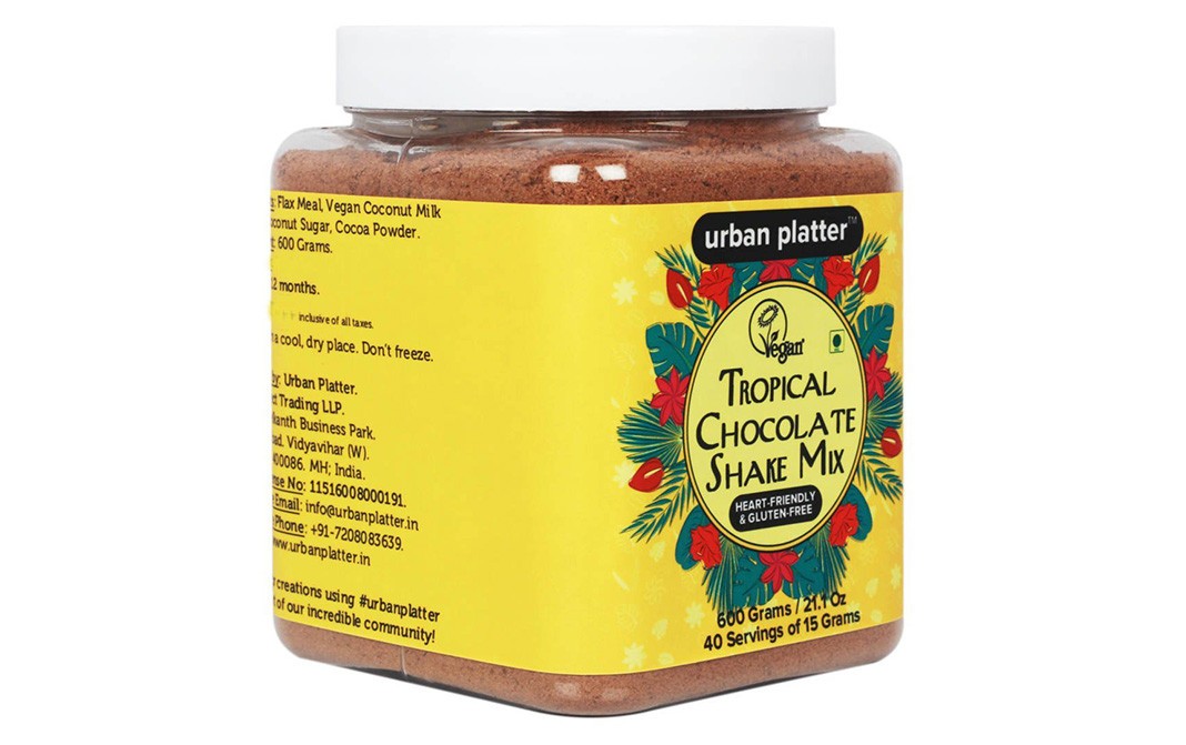 Urban Platter Tropical Chocolate Shake Mix   Jar  600 grams